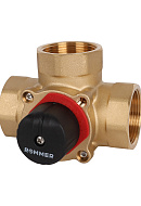 Трехходовой поворотный клапан Rommer RVM-0003-025040 ВР 1 1/2", Kvs 25 