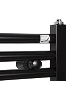Полотенцесушитель электрический Zehnder Aura PBEBZ-120-50/MQ 9205 1200-500 мм, черный матовый 