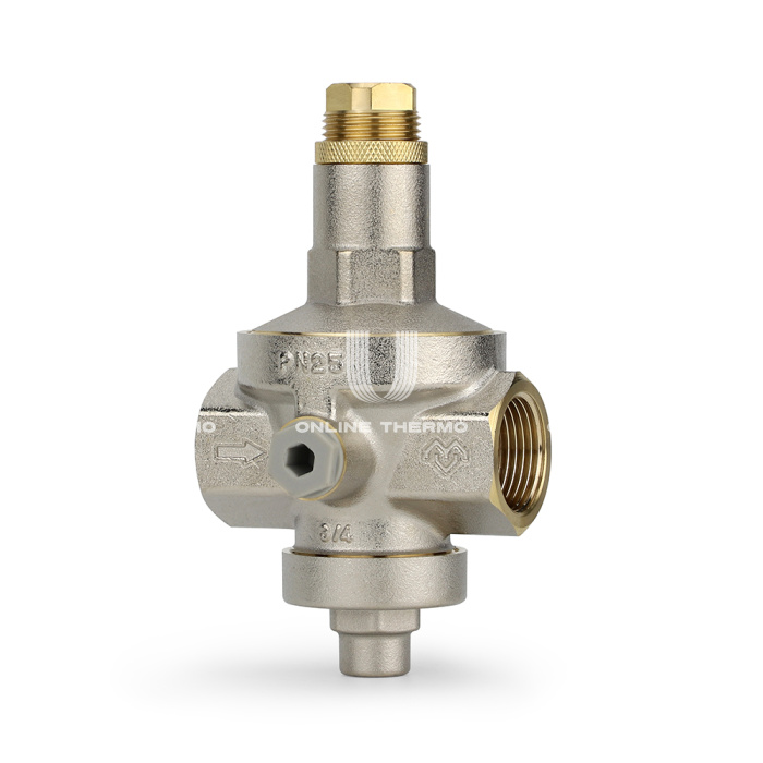 Редуктор давления Varmega VM12802, 3/4", PN25, мембранный, с присоединением к манометру 