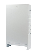 Коллекторный распределительный шкаф наружный Stout SCC-0001-000013 ШРН-0, на 1-3 коллекторных выхода, 651х120х365 мм 