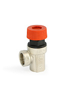 Клапан предохранительный (сбросной) Uni-Fitt 240N6022 1/2" ВР, 6 бар, мембранный, никелированный 