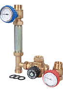 Насосная группа Stout SDG-0002-002001 DN 20 (3/4") с термосмесителем, без насоса 