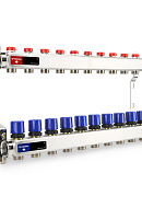 Распределительный коллектор (группа) для отопления Varmega VM15510 ВР 1", на 10 контуров 3/4" EK, нержавеющая сталь 