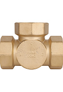 Трехходовой поворотный клапан Rommer RVM-0003-040050 ВР 2", Kvs 40 