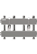 Модульный распределительный коллектор Gidruss (Гидрусс) MKSS-150-4DUx25, до 150 кВт, нержавеющая сталь 