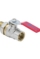 Кран шаровый Aquasfera Euro 1006-01, ВР-НР 1/2", полнопроходной, ручка-рычаг 