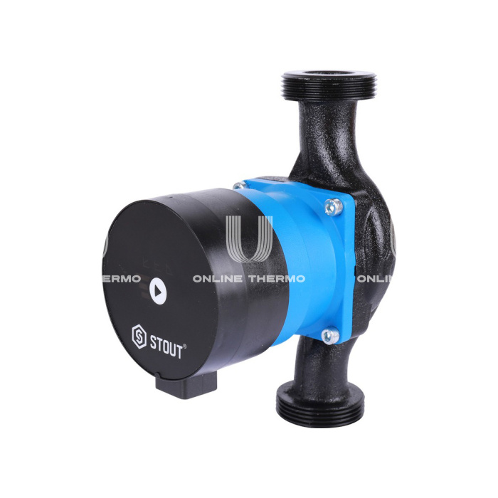 Насос циркуляционный Stout mini SPC-0002-2540180 25-40, с теплоизоляцией, база 180 мм 