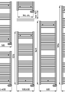 Полотенцесушитель электрический Zehnder Aura PBEZ-090-50/MQ 9016 900-500 мм, белый 