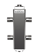 Гидравлический разделитель (гидрострелка) Gidruss (Гидрусс) GRSS-40-20 DN-20, до 40 кВт, нержавеющая сталь 