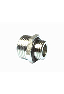 Ниппель переходной Henco AN1420, НР 1/2" x 3/4"ЕК, никелированный 