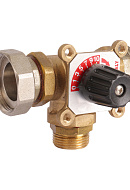 Насосная группа Rommer RDG-0003-002501, смесительная без привода, DN 25 (1"), без насоса, подача справа 