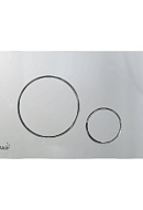 Кнопка смыва AlcaPlast THIN M672, хром матовая 