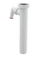 Патрубок Alcaplast A44MS-DN40, с накидной гайкой 6/4" и штуцером 