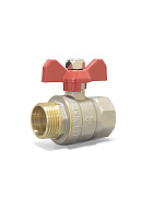 Кран шаровый Varmega Classico VM00503 1" НР-ВР, полнопроходной, ручка-бабочка 