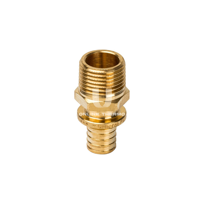 Переходник Stout с наружной резьбой 16xR 3/4", аксиальный 