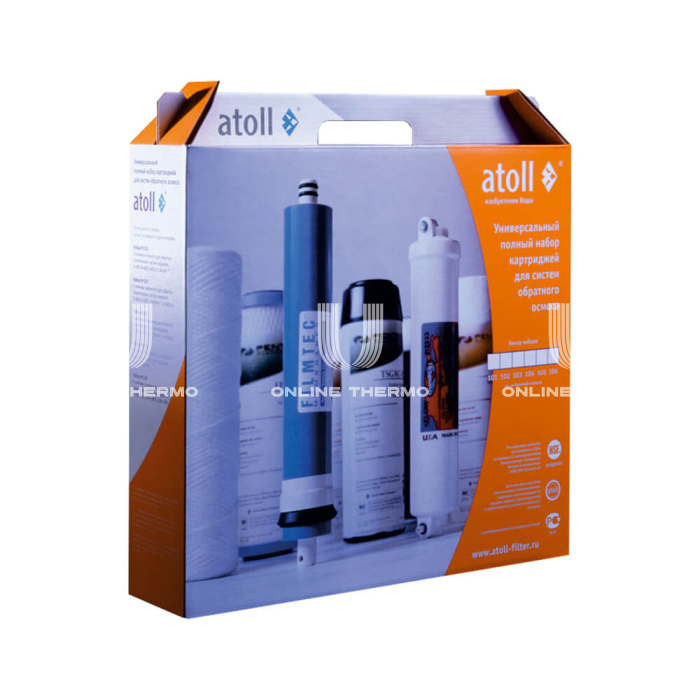 Набор фильтрующих элементов (картриджей) Atoll ATECRT148 №109 STD, для А-3800 