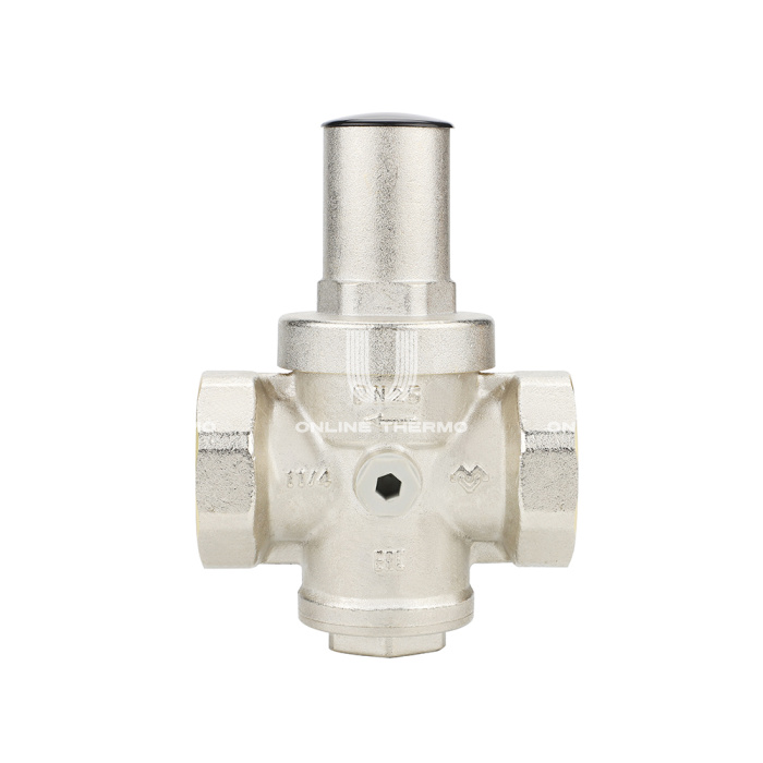 Редуктор давления Varmega VM12704, 1 1/4", PN25, поршневой, с присоединением к манометру 