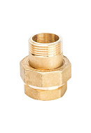 Прямое разъемное соединение "американка" Stout ВН, уплотнение o-ring 1/2" 