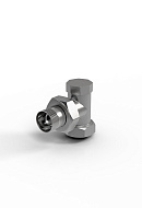 Запорный радиаторный клапан (вентиль) ручной регулировки Royal Thermo RTO 50.005 1/2" ВР-НР, угловой 