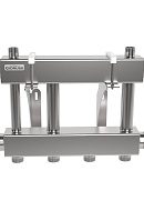 Модульный распределительный коллектор Gidruss (Гидрусс) MKSS-250-2x32, до 250 кВт, нержавеющая сталь 