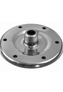 Контрфланец Wester 3/4", диаметр 140 мм, нержавеющая сталь, со штуцером 