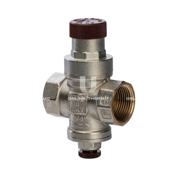 Редуктор давления Stout SVS-0010-000020 3/4", PN16, поршневой, с присоединением к манометру 