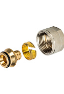 Фитинг компрессионный Stout 16х2,0x1/2" для труб из сшитого полиэтилена 