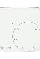 Комнатный термостат (терморегулятор) Stout WFHT-DUAL STE-0002-000010, электронный, с дистанционным датчиком, 3 м 