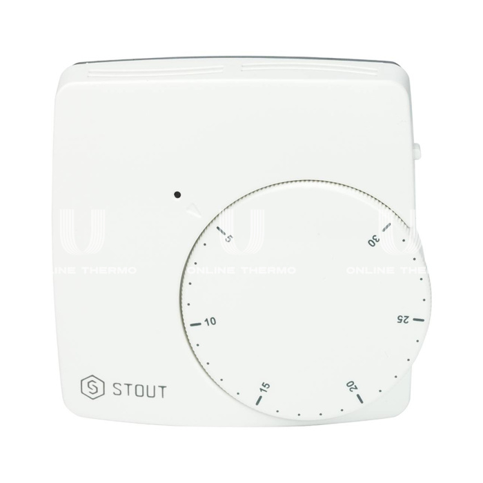 Комнатный термостат (терморегулятор) Stout WFHT-DUAL STE-0002-000010, электронный, с дистанционным датчиком, 3 м 