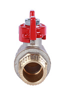 Кран шаровый Rommer RBV-0007-0410215, 1/2" НР-НР, стандартный, ручка-бабочка 
