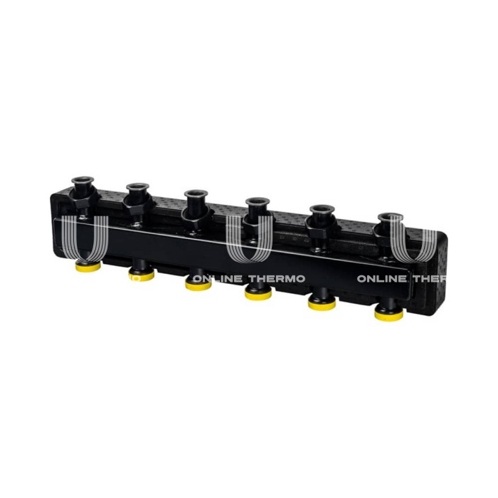 Модульный распределительный коллектор Stout SDG-0017-004035 DN25, до 70 кВт, конструкционная сталь, с термоизоляцией 