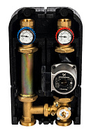 Насосная группа Stout SDG-0007-003202 DN 32 1''1/4' с приводным смесителем и насосом Grundfos UPSO 25-65, подача справа 