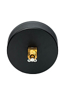 Термоманометр аксиальный Stout SIM-0005-801015, диаметр 80 мм, 10 бар, 1/2", 120°С, с запорным клапаном 