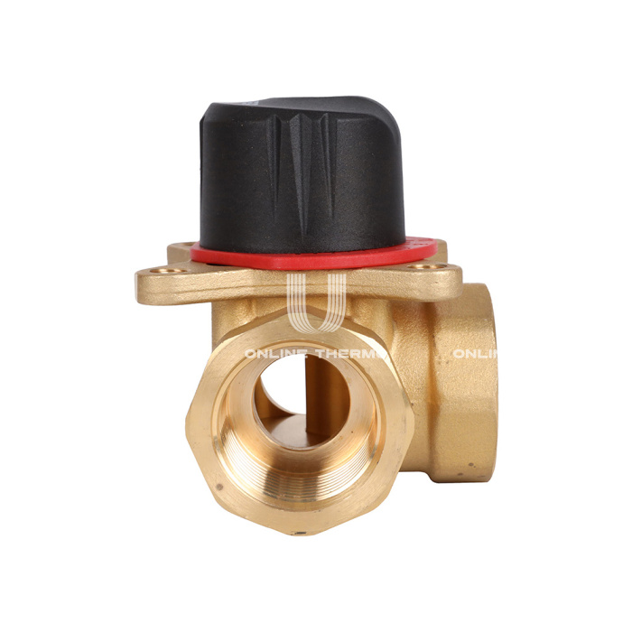 Трехходовой поворотный клапан Rommer RVM-0003-010025 ВР 1", Kvs 10 